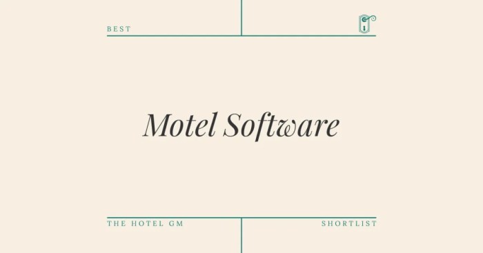 Motel booking software
