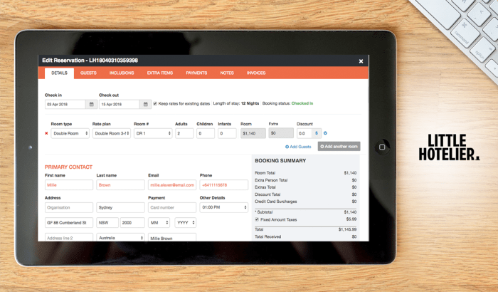 Best hotel booking software