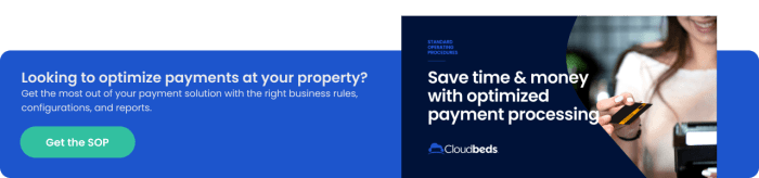 Hotel payment system